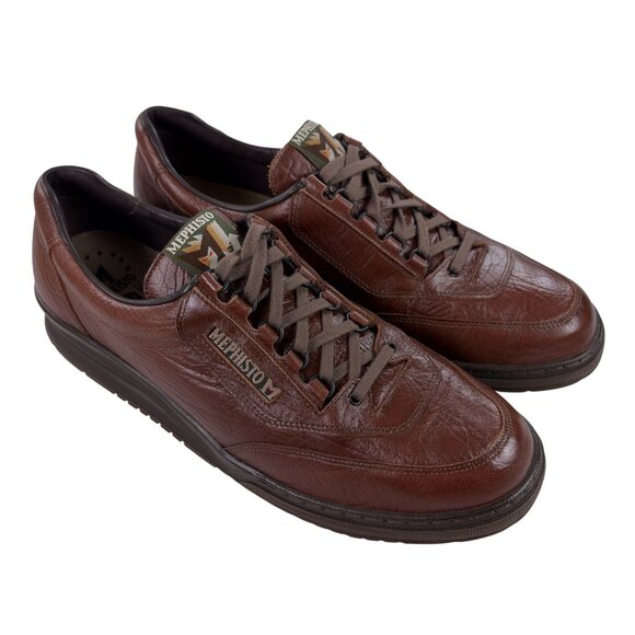 Mephisto Match Walking Shoes Mens Size 15 Air-jet Sport Sneaker Brown NEW